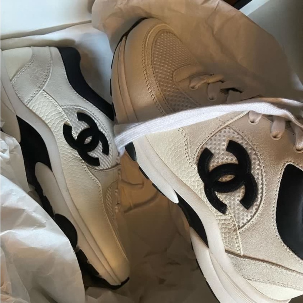 Womens Chanel Sneakers .